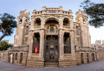 Obraz premium The Hospital of Maudes is a former hospital located in Madrid, today an official government building