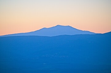 Dramatic Sunset Over the Hills of Tuscany Italy