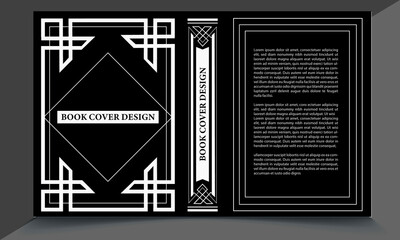 Creative vector unique Book cover design