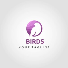 Birds logo design vector. Suitable for your business logo
