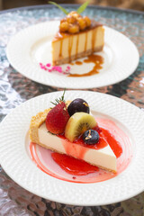 Fresh fruit cream cheese pie.