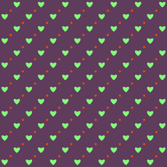 Valentine's day background, Abstract seamless pattern with hearts. Template greeting card, invitation and advertising banner, brochure. Cute Valentine cards. Wrapping paper for present.