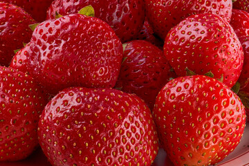 Strawberries close up