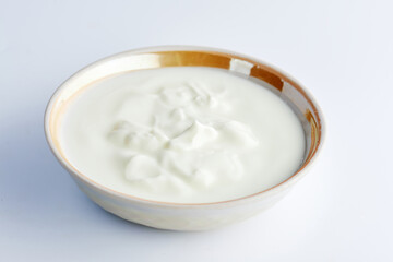 bowl of yogurt