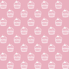 Valentine's day background, Abstract seamless pattern with hearts. Template greeting card, invitation and advertising banner, brochure. Cute Valentine cards.