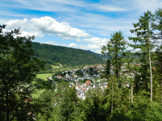 Landscape about Schiltach, Black Forest Germany