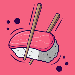 Sushi and sticks