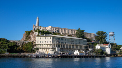 Fototapeta na wymiar Entrance Alcatraz Island, San Francisco, USA