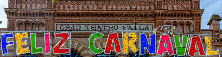 Teatro Falla en Cádiz, sede del concurso de carnavales