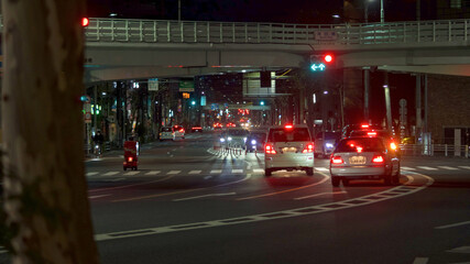 Fototapeta premium traffic at night
