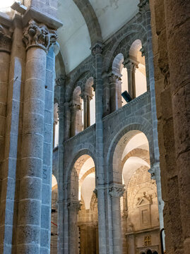 Interior catedral de Santiago de Compostela