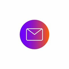 envelope icon. message. Vector illustration for graphic design, Web, UI, app