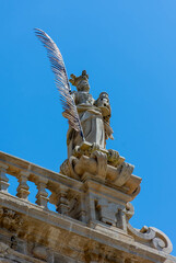 Catedral de Santiago de Compostela en la plaza del Obradoiro / Cathedral of Santiago de Compostela in the Plaza del Obradoiro