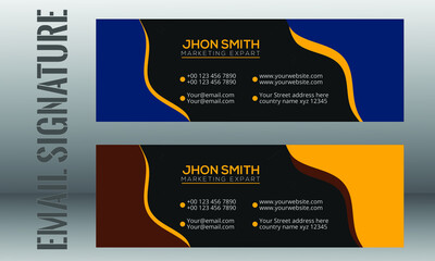 Simple Email Signature Design Template
