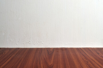 empty room with wooden wall