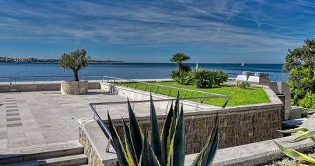 Naklejka premium At the pier near Piran