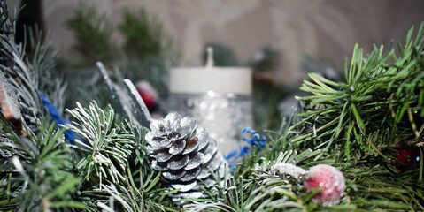 Decorative decorations for Christmas. Preparation for the New Year. - 480562312