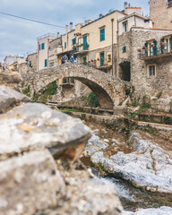 Naklejka premium Ponte di Zuccarello