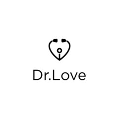 Obraz premium health logo with heart symbol