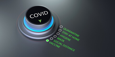 Covid-19 vaccine concept