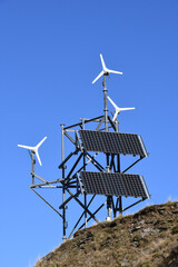 Wind and solar energy tower