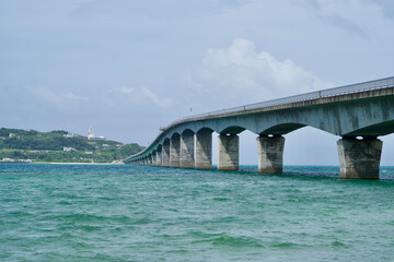 The Kouri Bridge in Okinawa.