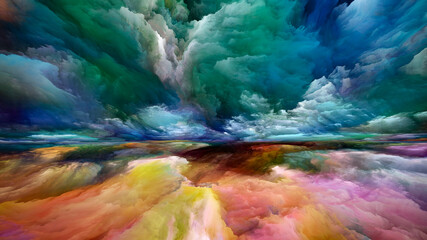 Obraz na płótnie Canvas Abyss of Land and Sky
