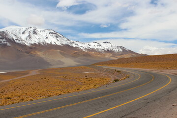 Atacama, salt desert, trails, hikking, sunset, flamingoes, mountains