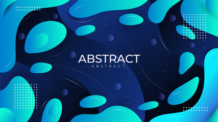 Colorful gradient background design. Abstract colorful geometric background, Gradient liquid shapes background, Dynamic shapes composition