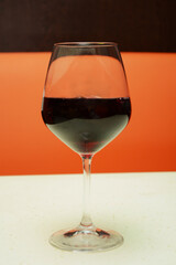 glass of red wine