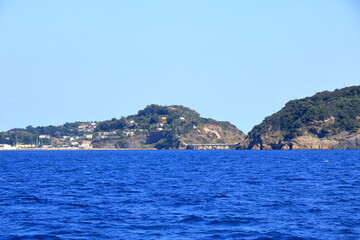 Fototapeta na wymiar Vivara island near Procida in Italy