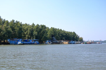 Abandoned Shipwreck in the Danube Delta in Romania