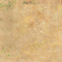 Yellow stone copper concrete wall