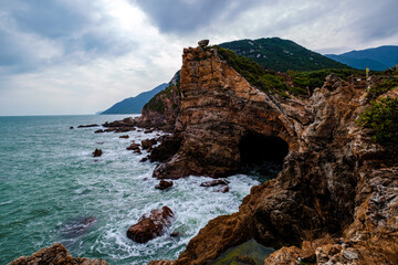 Chinese Seaside Cave Dapeng Shenzhen