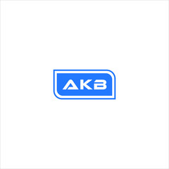 AKB letter logo abstract design. AKB unique design, AKB letter logo design on white background.
AKB creative initials letter logo concept . 