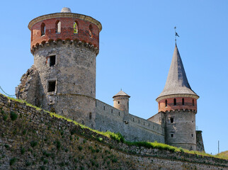 Kamyanets Podilskyi, Ukraine: Kamianets-Podilskyi Castle, the main tourist attraction of the city....