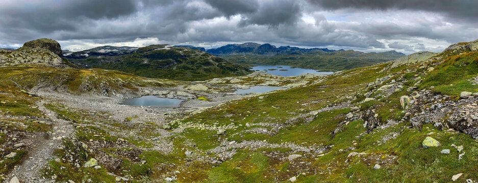 St&aring;vatn lake and Haukelifjell mountains Northeast Norway