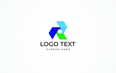 R Logo. R Letter Logo Design Vector Illustration Modern Monogram icon.