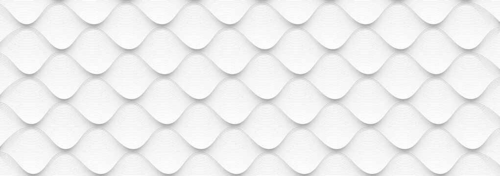 Abstract mesh wave-like design elements on white background. creative lines Vector illustration EPS 10 © Areefil