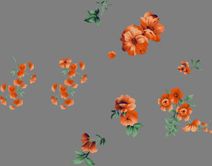 textile flower bunch beautiful color