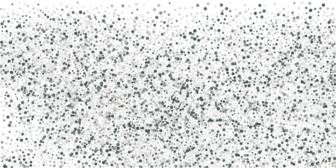 Silver glitter confetti. Light background. White abstract texture. Vector abstract graphic design. New Year Christmas.