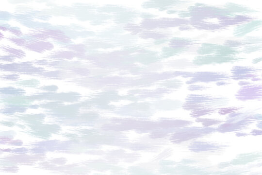 abstract raster illustration of pastel purple and green strokes