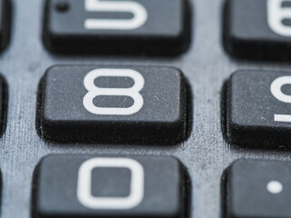 Fototapeta premium TV remote control buttons with dust