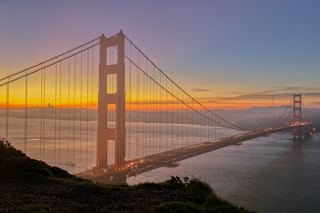 Fototapeta premium San Francisco Landmark in the Morning