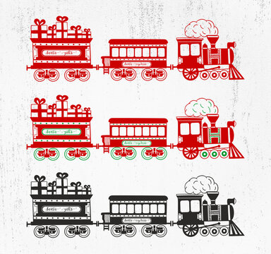 Christmas Train SVG, Polar Express Train, Choo Choo Train SVG, Santa's Train SVG