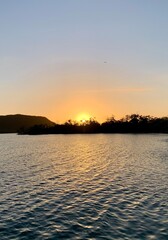 Naklejka premium Sunset