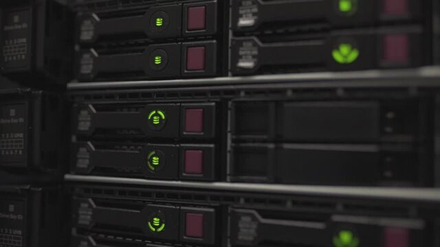 Cloud Computing Server in Nahaufnahme 