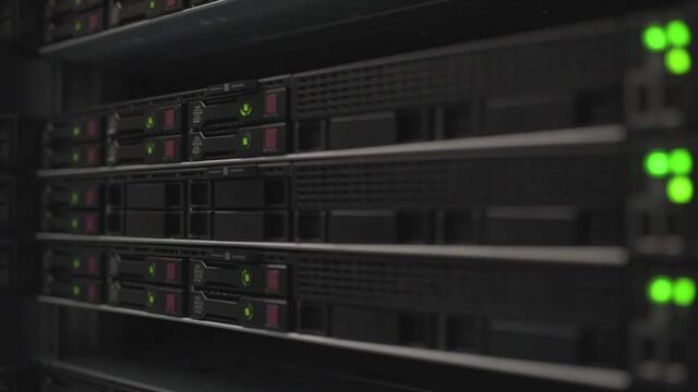 Cloud Computing Server in Nahaufnahme 