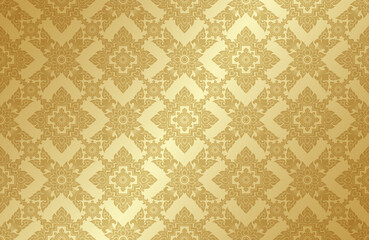 Asian art and asian style luxury banner gold background