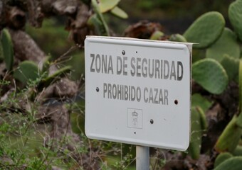 SIcherheitszone Jagen verboten